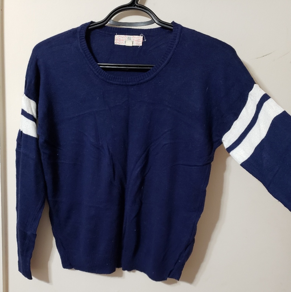 Deep Blue PINK Sweater